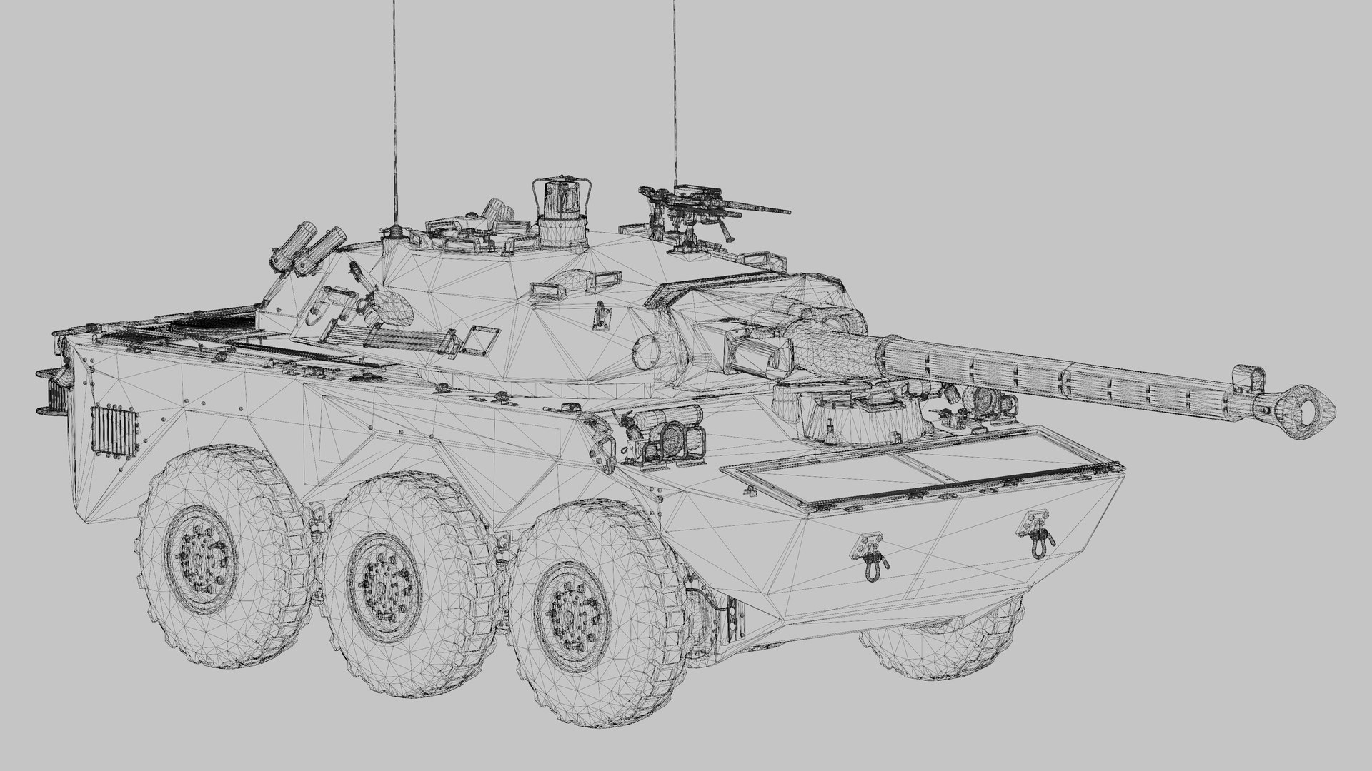AMX-10RC 3D Model - TurboSquid 2332004