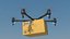 Drone quadrupter con cardbox