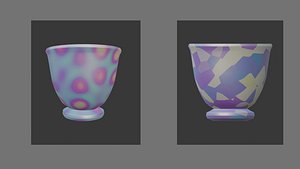 3D Ice Cream Bowl Set