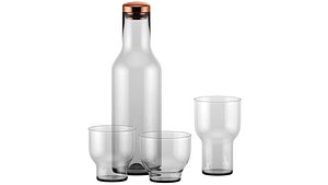 3D Bottle Carafe model