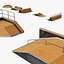 Modular Sectional Skatepark Obstacles Set