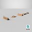 Modular Sectional Skatepark Obstacles Set