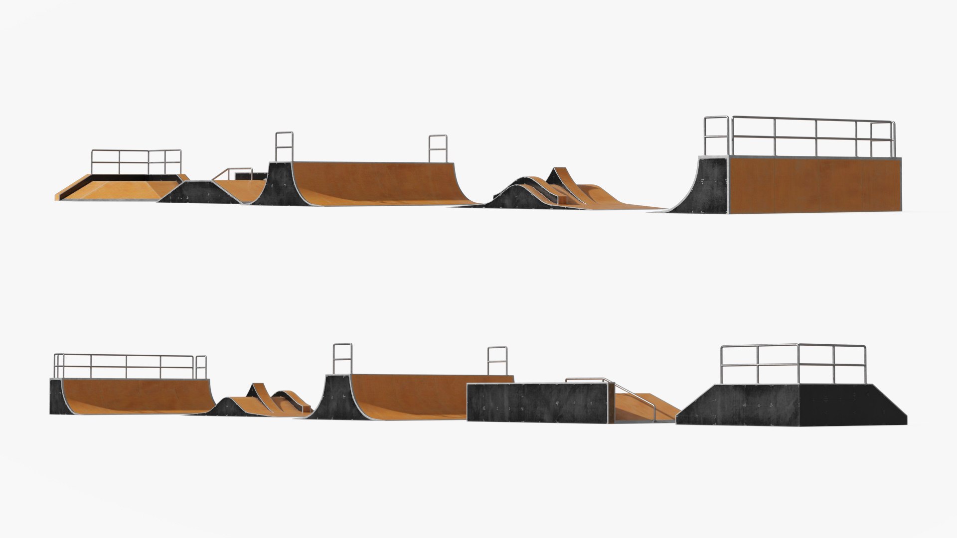 Modular Sectional Skatepark Obstacles Set 3D https://p.turbosquid.com/ts-thumb/xN/Snmwoc/Ps/modular_sectional_skatepark_obstacles_set_002/jpg/1782867148/1920x1080/fit_q87/dfca82af24027a96b83874a33a1056506ed13ab6/modular_sectional_skatepark_obstacles_set_002.jpg