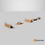 Modular Sectional Skatepark Obstacles Set