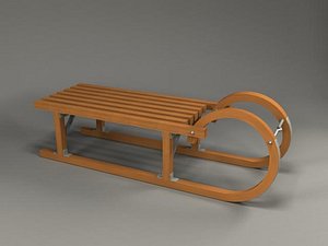 3d model sleigh sled