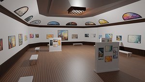 3D Art Gallery model