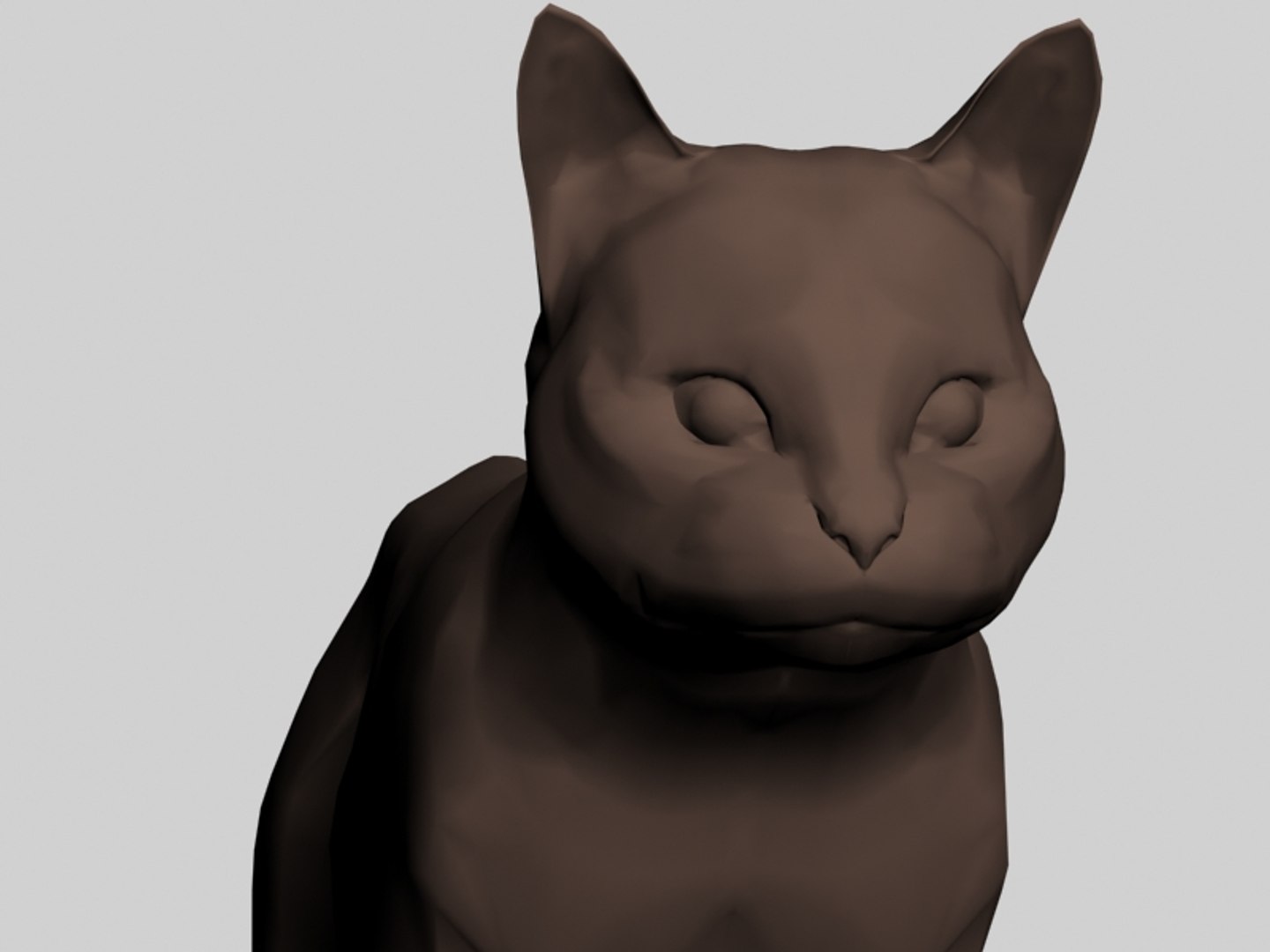 3d Cat Feline Model
