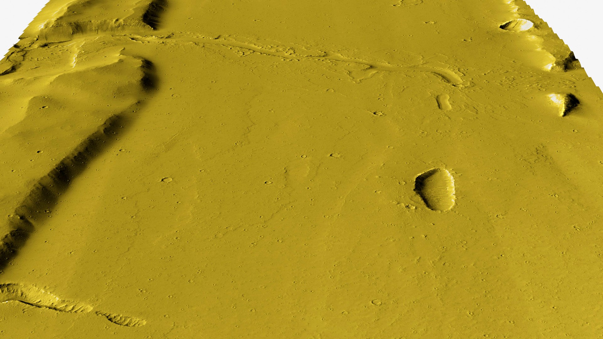 HiRISE Ceraunius Fossae Region 3D model TurboSquid 2116865