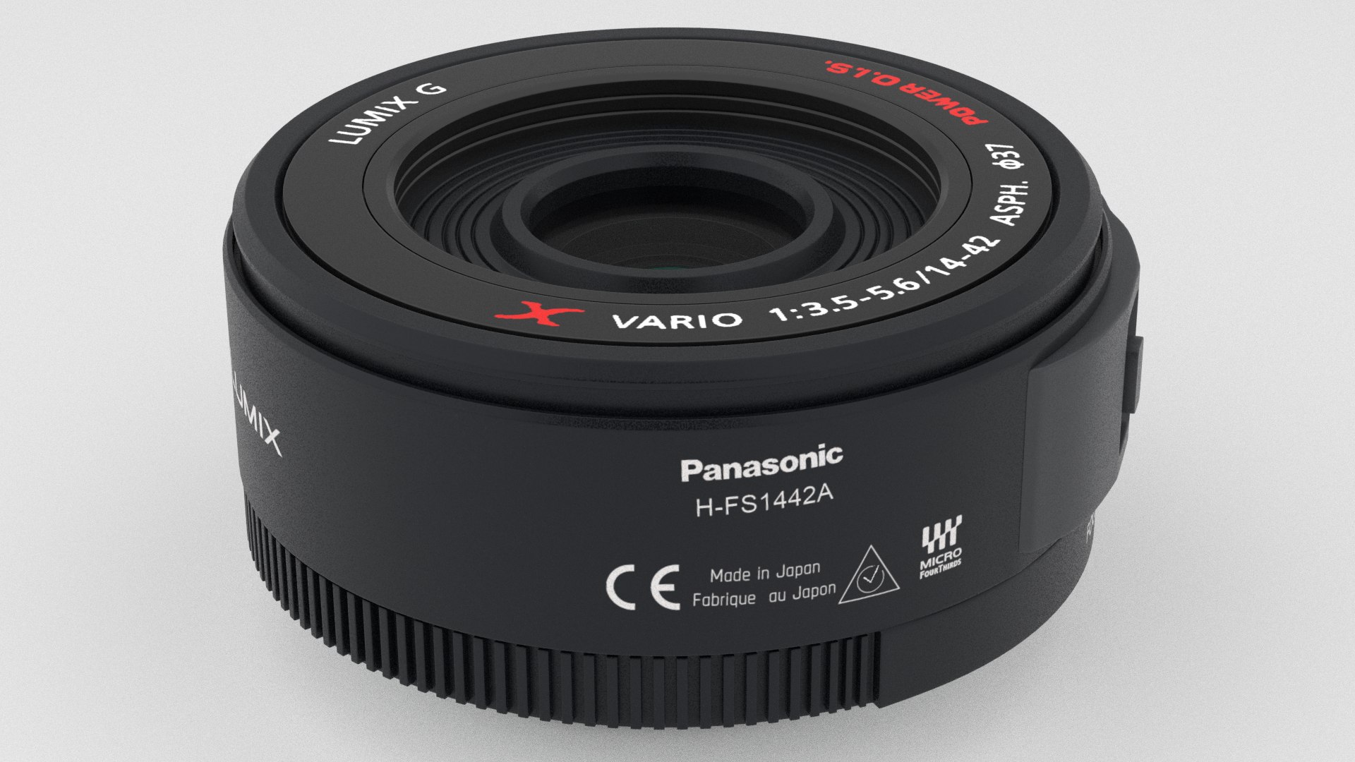 3D model Panasonic Lumix G X Vario PZ 14-42mm POWER OIS Lens Black https://p.turbosquid.com/ts-thumb/xN/fLCDHT/gd/render31/png/1706252652/1920x1080/fit_q87/1192066d55ceb8726cdc540862aa78087a9f44a9/render31.jpg
