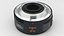 Panasonic Lumix G X Vario PZ 14-42mm POWER OIS Lens Black 3D model