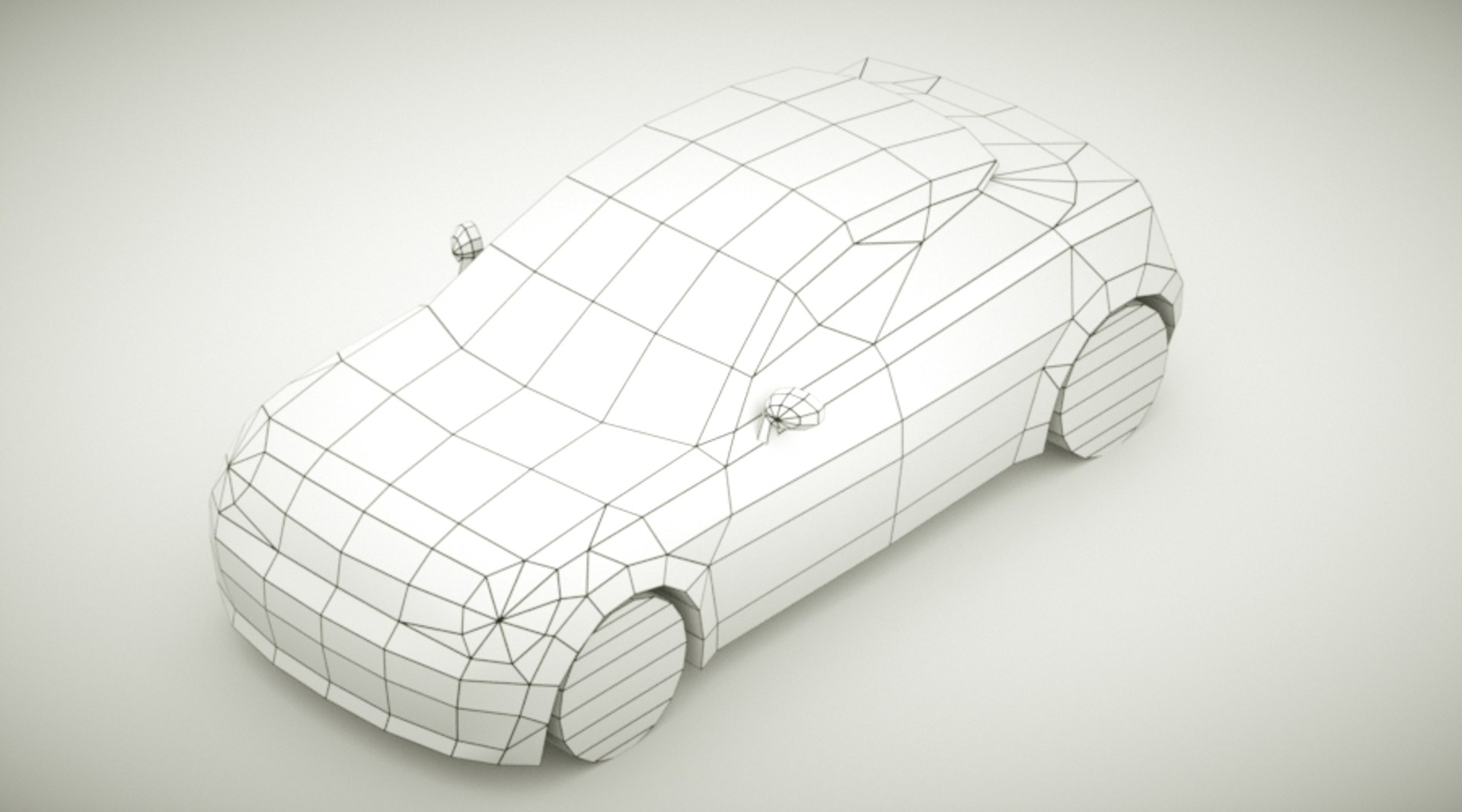 Generic Small City Car Model - TurboSquid 1191455