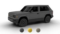 Slate Truck SUV Fastback 2027 3d model