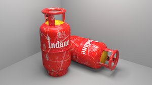 LPG gas cylinder model 3D model 3D