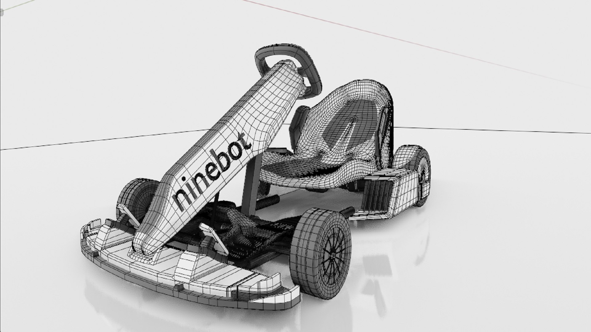 3d Ninebot Go Kart Turbosquid 1720276 