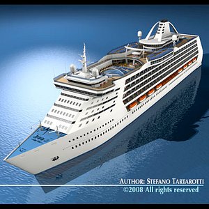 cruise ship 3d 3ds