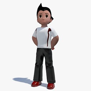 3ds max character astro boy