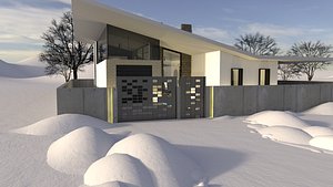 Modern House in Scandinavia, Fully furnitued interior