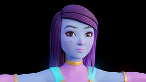 Game Chracter - READY TO RIG 3D model 3D model