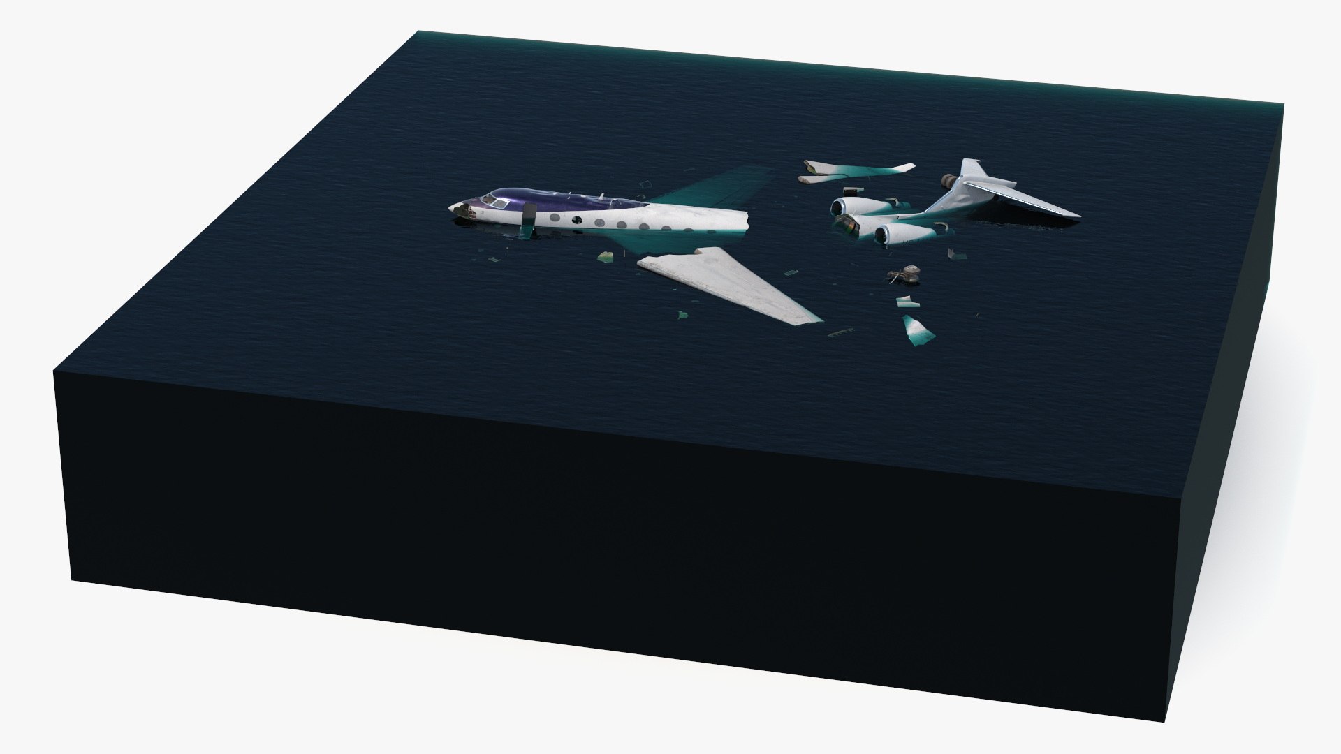Crashed Business Jet in Ocean Surface model https://p.turbosquid.com/ts-thumb/xN/u9K0Vi/qy/crashed_business_jet_in_ocean_surface_007/jpg/1755553534/1920x1080/fit_q87/c78e2742f466b3d279ad33e5cc70cfcacf9d0b7c/crashed_business_jet_in_ocean_surface_007.jpg