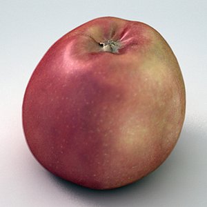 apple red 3d model