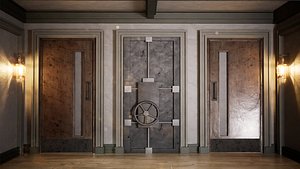 3D City Doors  15 Assets model