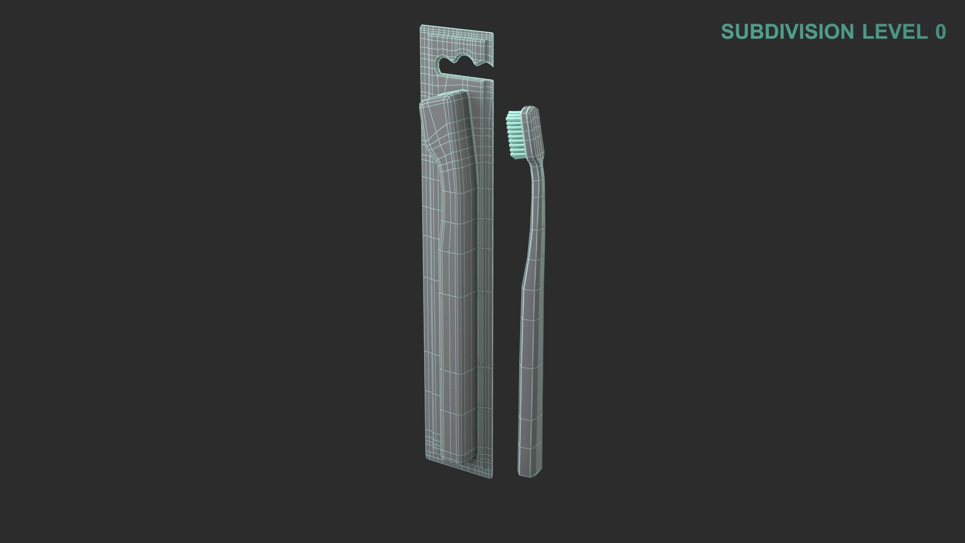 Toothbrush With Packaging 3D https://p.turbosquid.com/ts-thumb/xO/AvnTq7/Sj/wireframe0007/jpg/1697177779/1920x1080/fit_q87/63f46794a7f26e6cb1fa29407f5d3432444f8f5c/wireframe0007.jpg