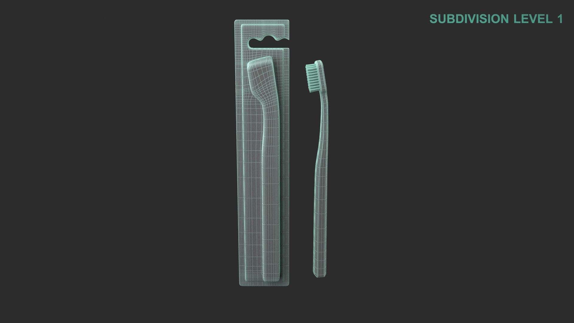 Toothbrush With Packaging 3D https://p.turbosquid.com/ts-thumb/xO/AvnTq7/yU/wireframe0005/jpg/1697177778/1920x1080/fit_q87/1d17d6b435acaf148e577ab2298b9f4b54f253db/wireframe0005.jpg