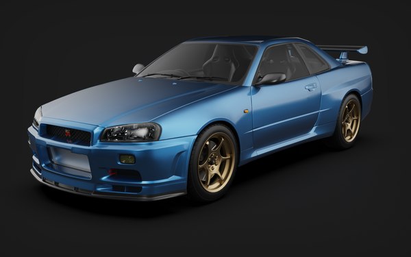 3D Nissan Skyline R34