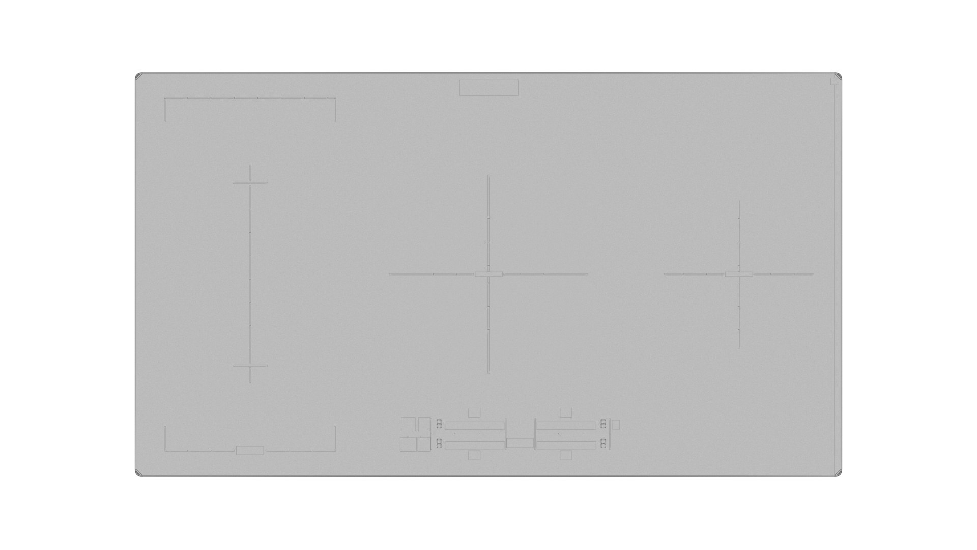 Westinghouse Induction Cooktop 3D Model TurboSquid 1980318