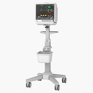 Patient Monitor Roll Stand
