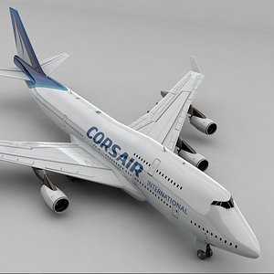 boeing 747 corsair l816 3D model