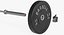 crossfit barbell bar 3D
