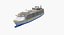 oasis class cruise ship 3D model