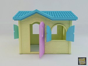 casinha toy house bricks 3d max