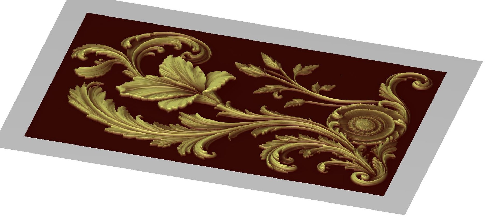 Classic Floral Acanthus Leaf Decor Bas Relief Mural STL CNC 60 3D model https://p.turbosquid.com/ts-thumb/xO/Uf4dFn/23/a64/jpg/1787842399/1920x1080/fit_q87/cfb00a934d74ea325a58cd2c9b7a5630ed652b11/a64.jpg