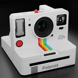 Polaroid Camera White 3D model