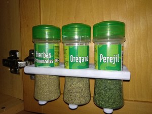 Shelf for spices and condiments Free 3D print model