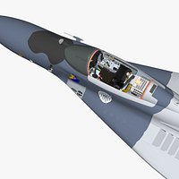 Cockpit MiG-29 detailed