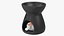 Aromatherapy Oil Burner Matte Black model