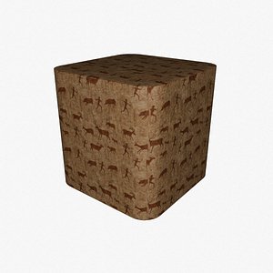 Ancient Cave Pattern Cube model