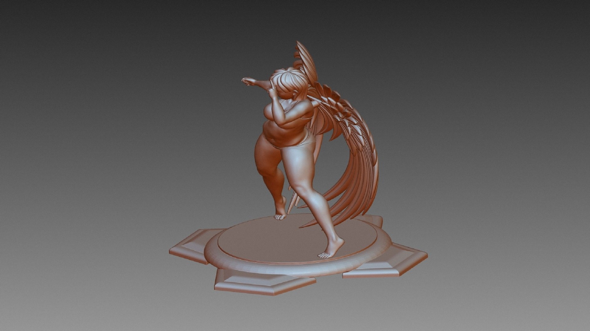 3d angel model turbosquid 2092792