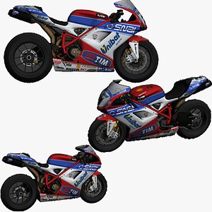 Heavy-Sport-Bike-011 3D model