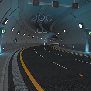 Highway Tunnel Adjustable and Rigged