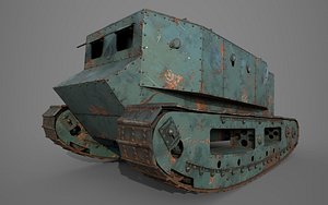 3D tank little willie