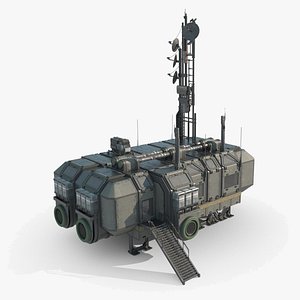 3D model Sci Fi Quick Installation Camp