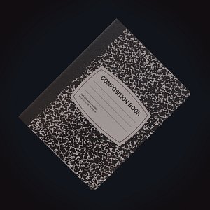 3D composition book