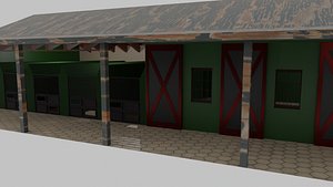 3D Horse Stable