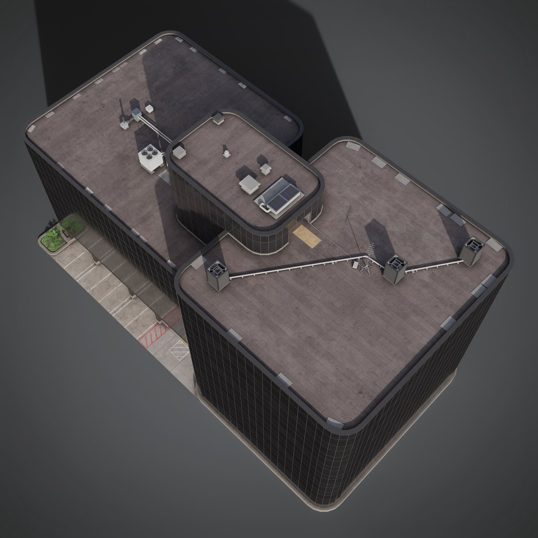 3D Seattle office building - RCI model - TurboSquid 1971449