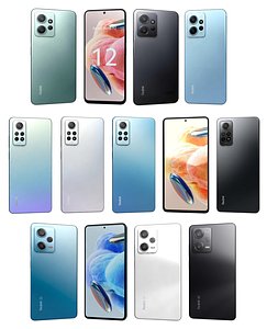 3D model Xiaomi Redmi Note 12 Collection