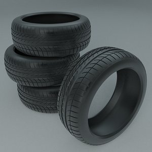 Car tire 3D model - TurboSquid 1657947